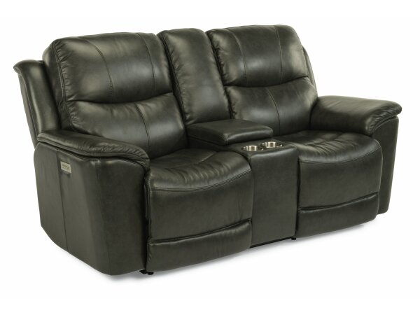 Oxford Panel Arm Leather Chair Chairs Bassett Furniture 6