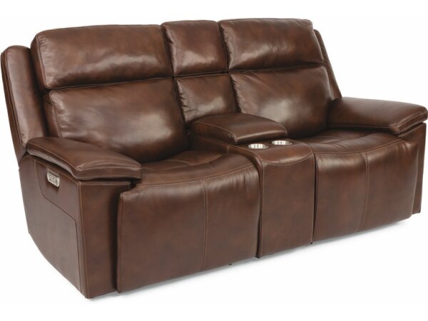 Chance Power Reclining Loveseat with Console and Power Headrests - Image 2
