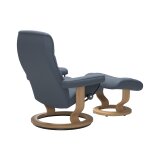 Stressless® Opal (M) Classic Base Recliner with Ottoman - Image 4