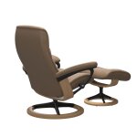 Stressless® Opal (M) Signature Base Recliner with Ottoman - Image 4