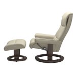 Stressless® View (M) Classic Base Recliner with Ottoman - Image 2