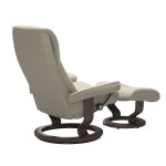 Stressless® View (M) Classic Base Recliner with Ottoman - Image 4