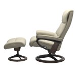 Stressless® View (L) Signature Base Recliner with Ottoman - Image 2