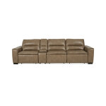 Graham River Leather Power Sliding Sectional - Image 3