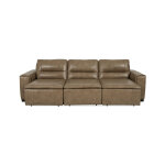 Graham River Leather Power Sliding Sectional - Image 5
