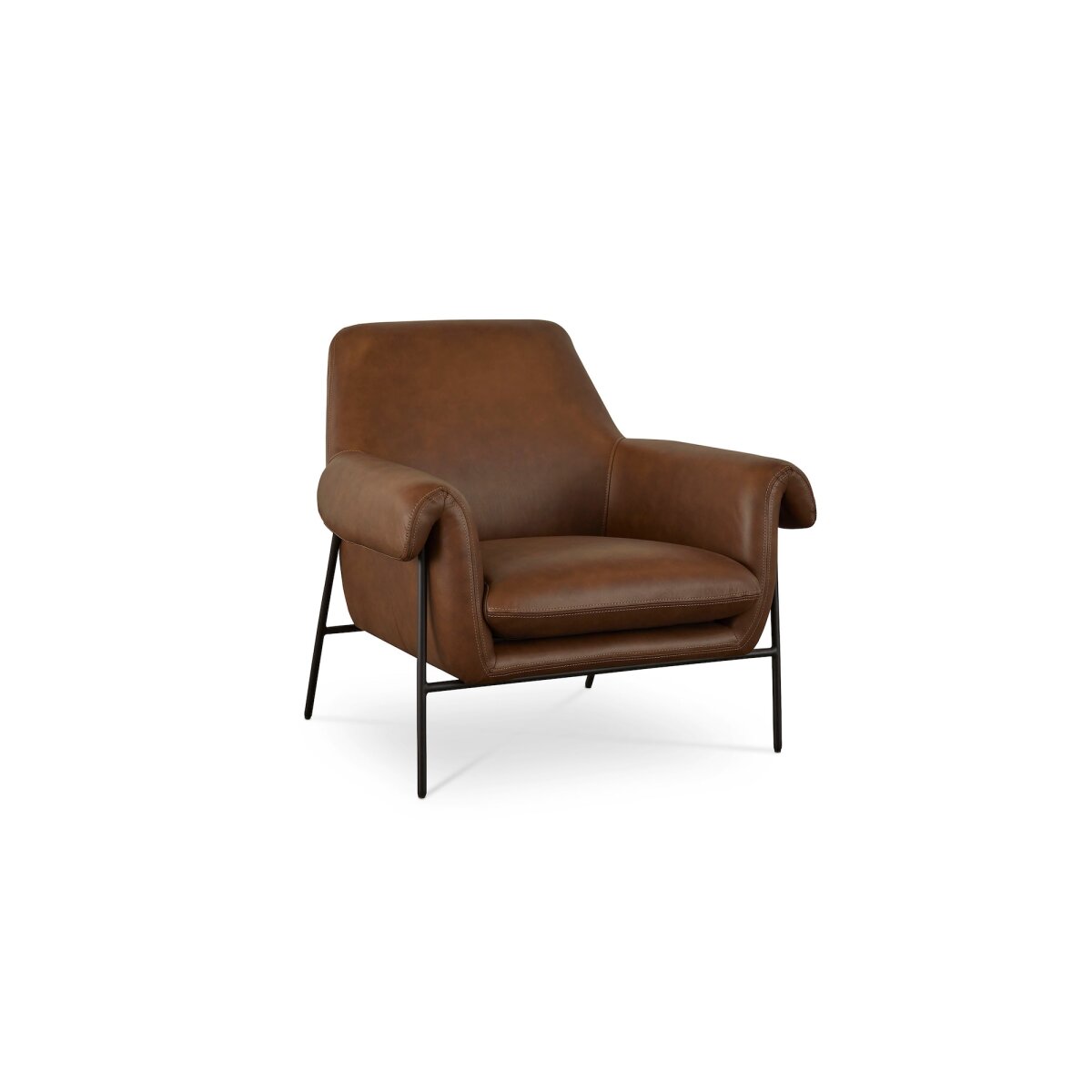 Richfield Leather Accent Chair Chairs Bassett Furniture 5