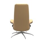 Stressless® Paris Star Base Recliner with High Back and Ottoman - Image 3