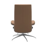 Stressless® London Star Base Recliner with High Back and Ottoman - Image 3