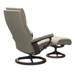 Stressless® Aura (L) Signature Base Recliner with Ottoman - Image 4