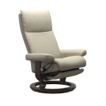 Stressless® Aura (M) Classic Base Recliner with Power