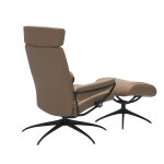 Stressless® Paris Star Base Recliner with Adjustable Headrest and Ottoman - Image 4