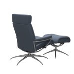 Stressless® Tokyo Star Base Recliner with Adjustable Headrest and Ottoman - Image 4