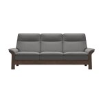 Stressless® Saga with wood (L) 3 seater High