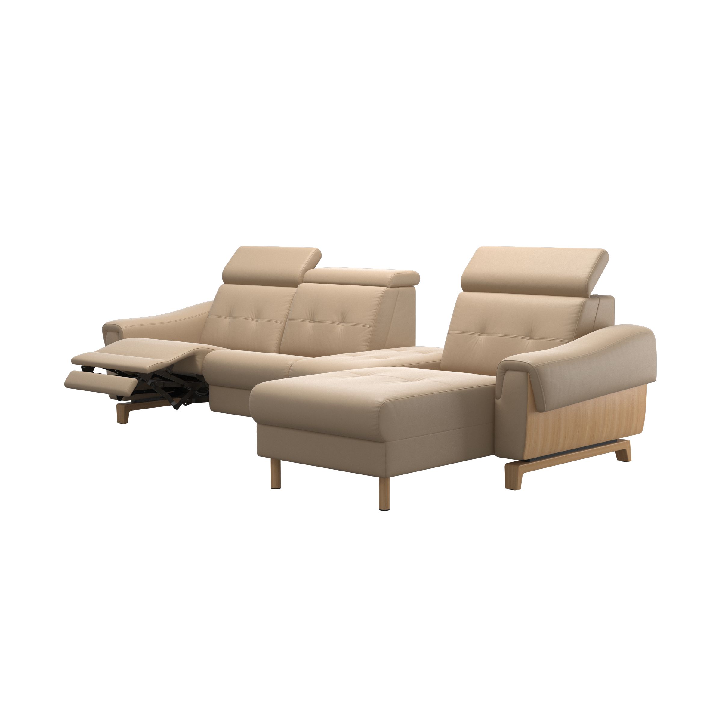 Stressless® Anna A3 2 seater PMCenter with Long Seat (M) Manual Sofas Stressless 5 Stressless® Anna A3 2 seater PMCenter with Long Seat (M) Manual Sofas Stressless 5