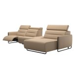Stressless® Emily Steel 2 seater + Center + Long Seat (L) (with 1 Power seat) - Image 2