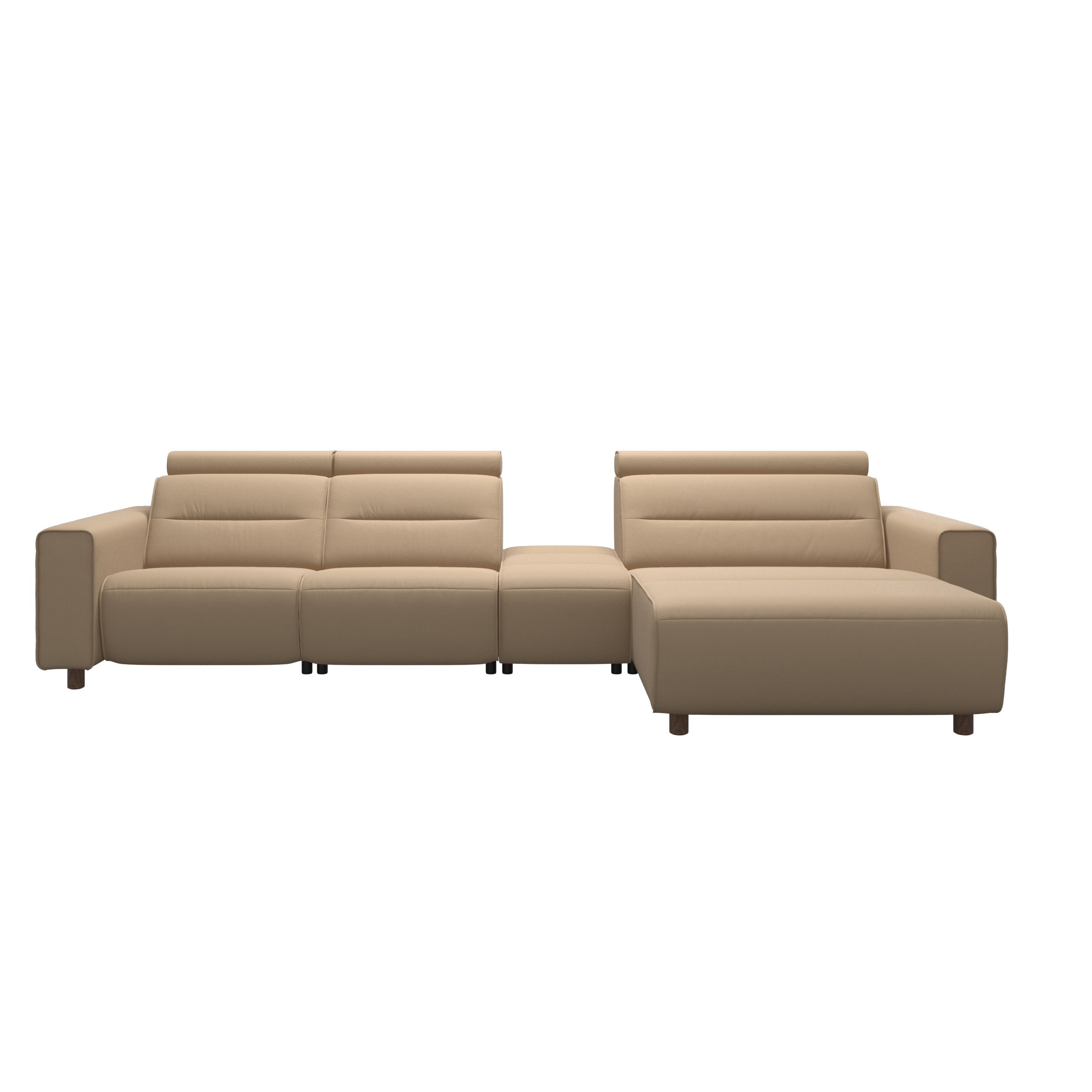 Stressless® Emily Wide arm 2 seater + Center + Long Seat (L) (with 1 Power seat)