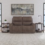 Carter Power Reclining Loveseat with Power Headrests and Lumbar - Image 3