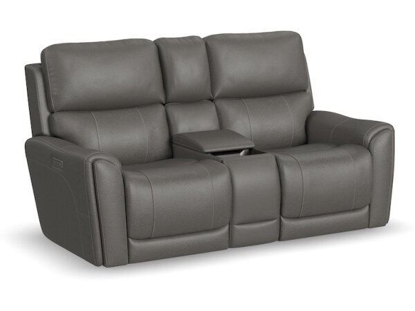 Carter Power Reclining Loveseat with Console and Power Headrests and Lumbar - Image 2