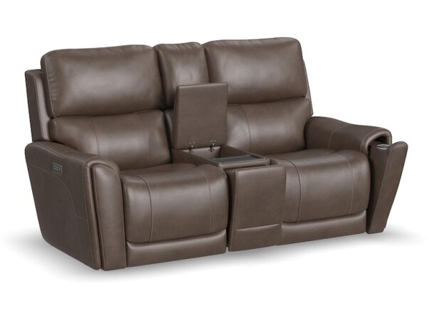 Carter Power Reclining Loveseat with Console and Power Headrests and Lumbar - Image 3