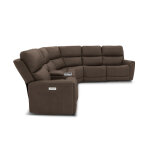 Carter Fabric Power Reclining Sectional with Power Headrests & Lumbar - Image 2