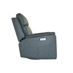 Vernon Admiral Fabric Power Swivel Gliding Recliner with Power Headrest, Lumbar, Heat & Massage - Image 3