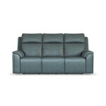 Vernon Admiral Fabric Power Reclining Sofa with Power Headrests, Lumbar, Heat & Massage - Image 2