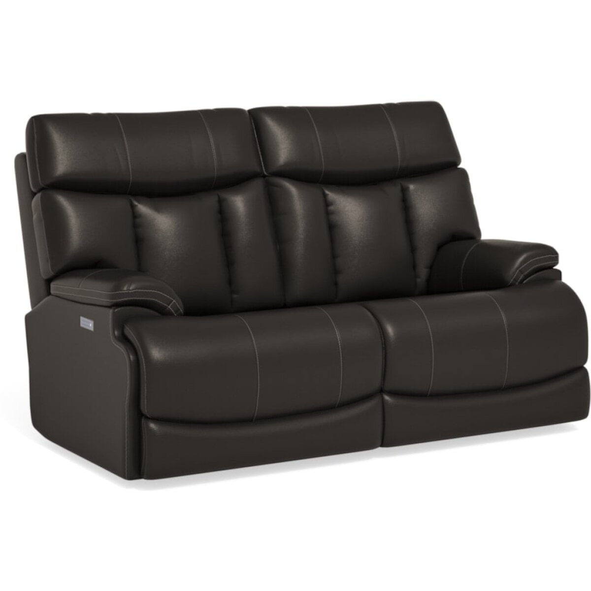 Clive Power Reclining Loveseat with Power Headrests and Lumbar Loveseats Customizable 4