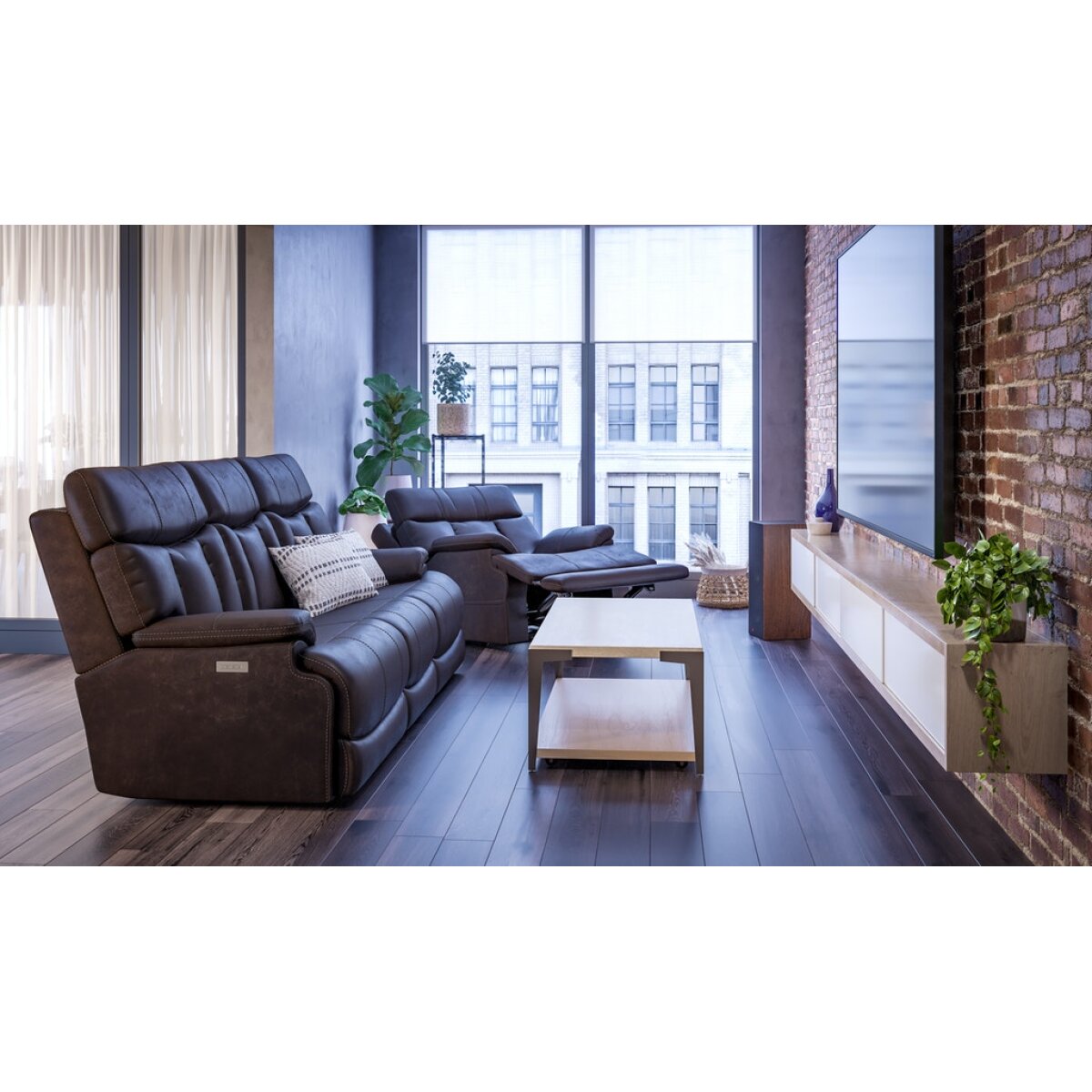Omni Rectangular Coffee Table with Casters Cocktail & Coffee Tables Customizable 7