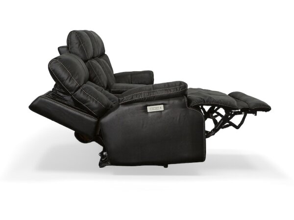 Clive Power Reclining Loveseat with Console and Power Headrests and Lumbar - Image 4