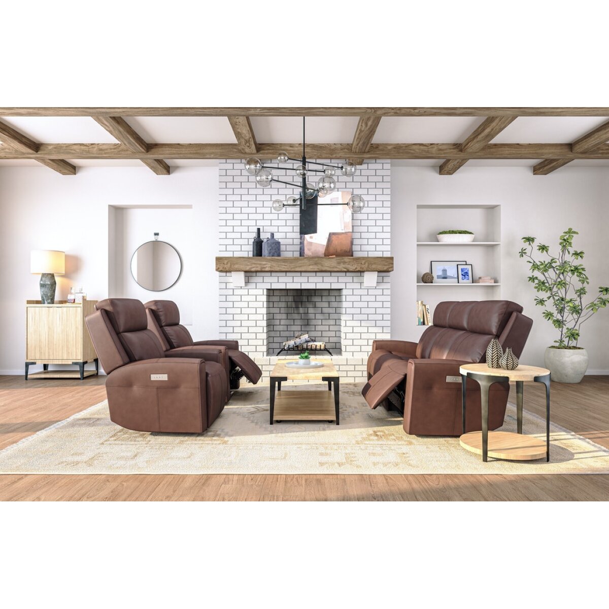 Omni Rectangular Coffee Table with Casters Cocktail & Coffee Tables Customizable 6