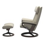 Stressless® Paul (L) Signature Base Recliner with Ottoman - Image 2