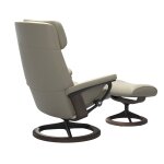 Stressless® Paul (L) Signature Base Recliner with Ottoman - Image 4