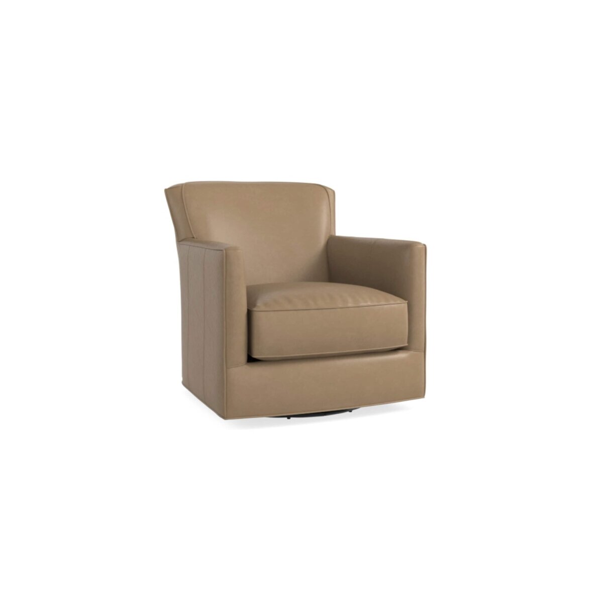 New American Living Leather Swivel Glider Chairs Bassett Furniture 4