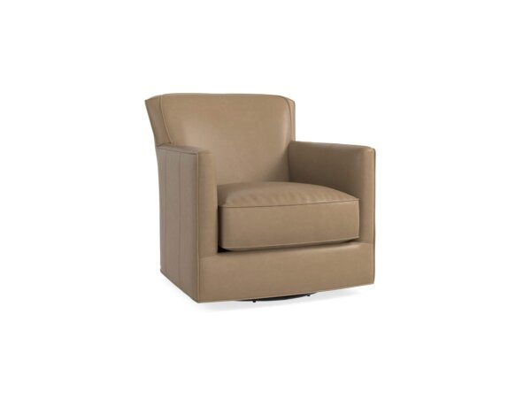 New American Living Leather Swivel Glider Chairs Bassett Furniture