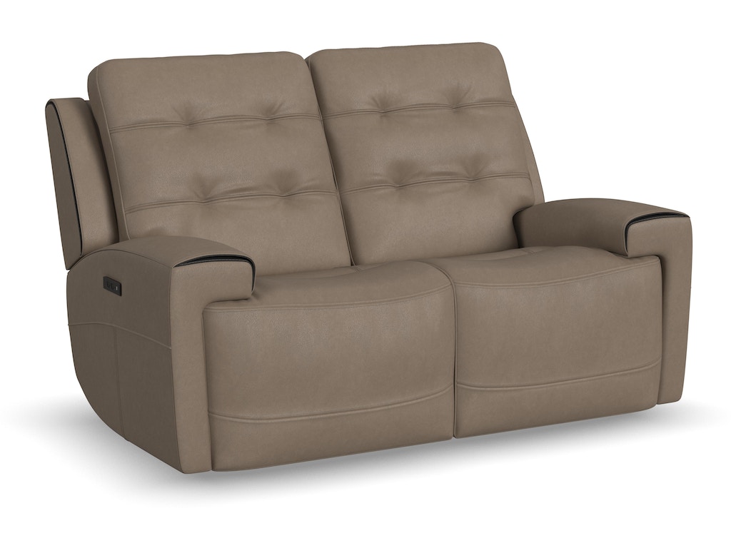 Iris Power Reclining Loveseat with Power Headrests