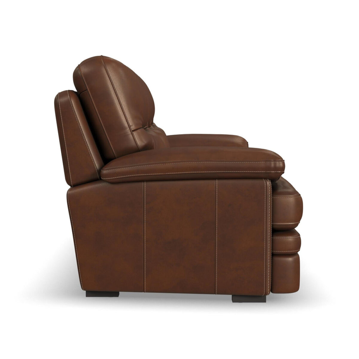 David Pecan Leather Sofa Sofas Flexsteel 6