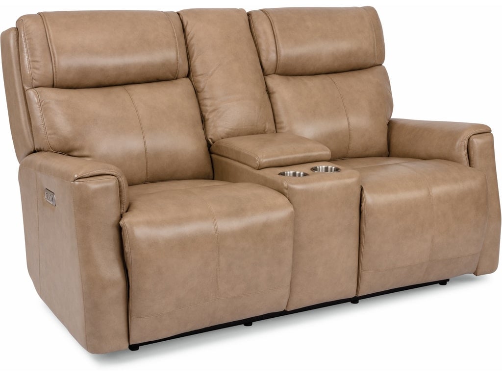 Holton Power Reclining Loveseat with Console and Power Headrests