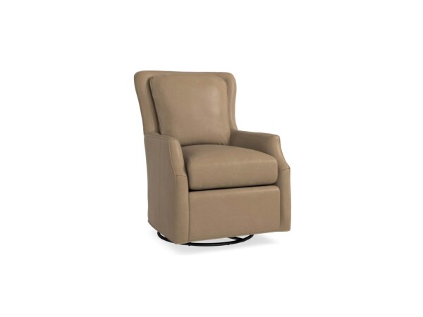 Kent Leather Swivel Glider Chairs Bassett Furniture