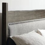 Benchmade Heritage Maple Live Edge Upholstered Bed - Image 3