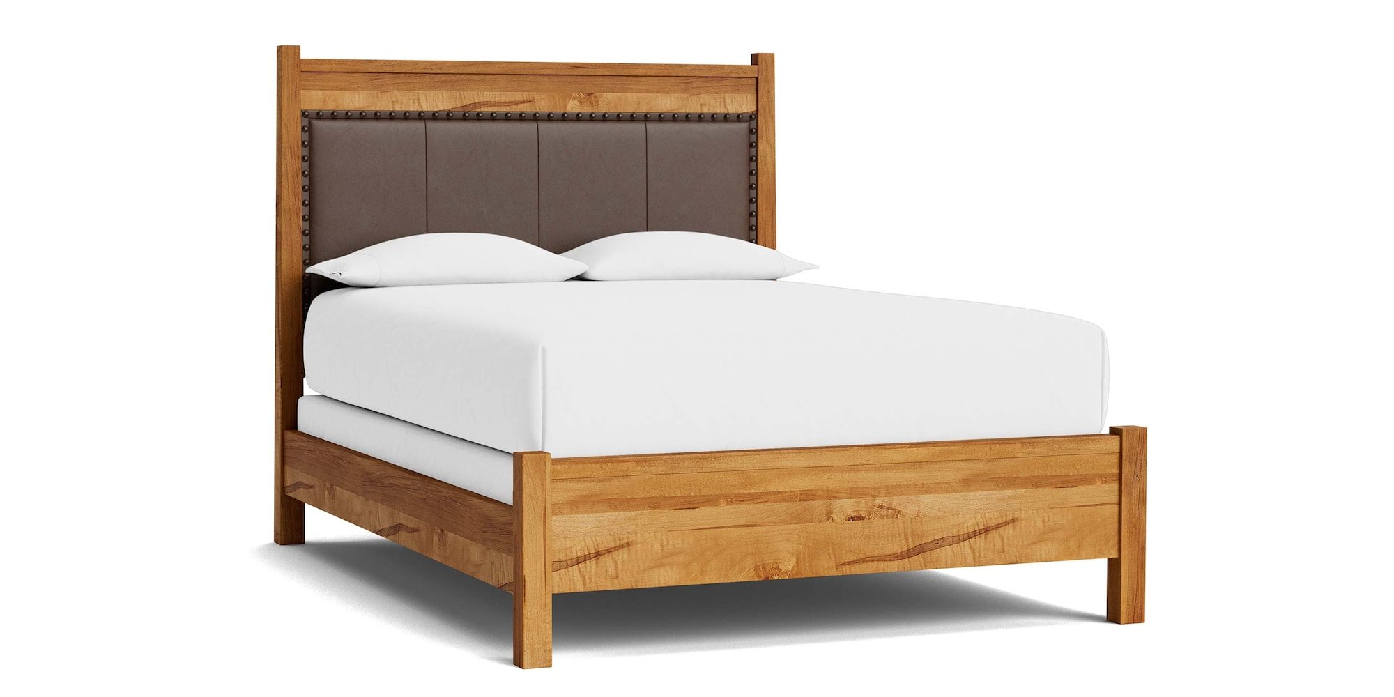 Heritage Leather Upholstered Bed