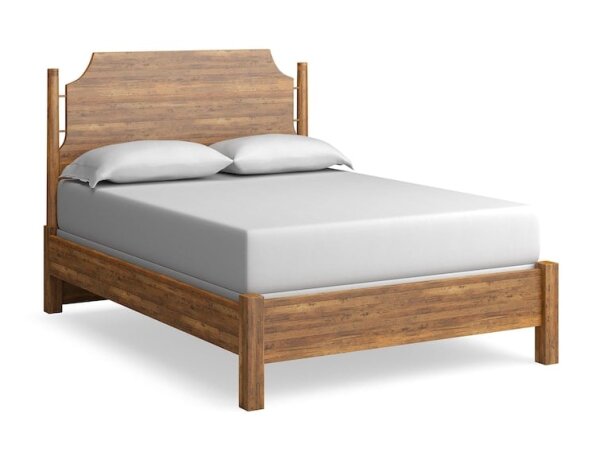 Benchmade Midtown Maple Panel Bed Beds Bassett Furniture