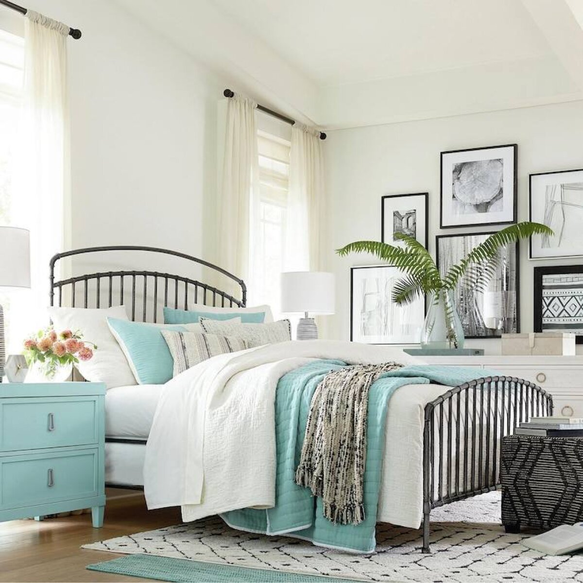 Miriam Metal Bed Beds Bassett Furniture 5