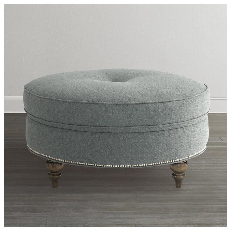 Custom Round Ottoman