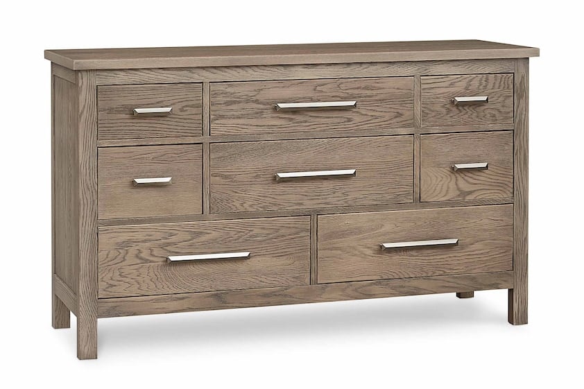 Benchmade Abingdon Oak 8 Drawer Dresser