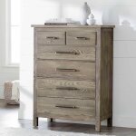 Benchmade Abingdon Oak 5 Drawer Chest - Image 3