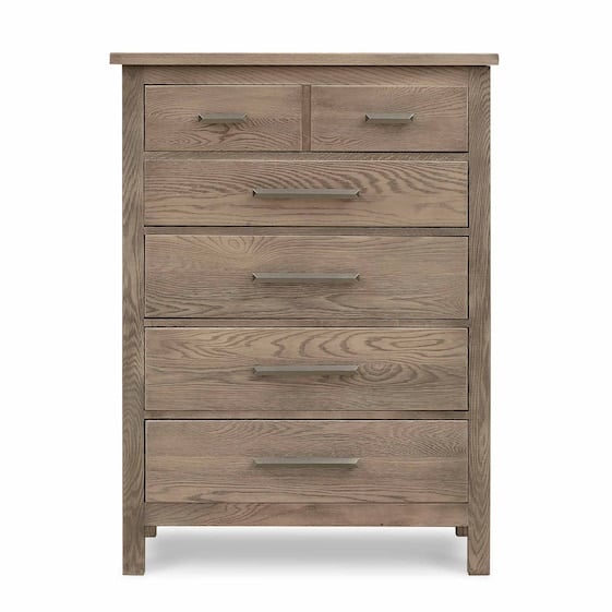 Benchmade Abingdon Oak 5 Drawer Chest