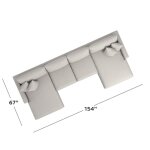 Allure Double Chaise Sectional - Image 2