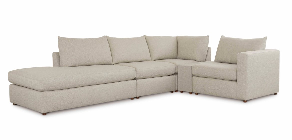 Beckham Left Bumper Sectional
