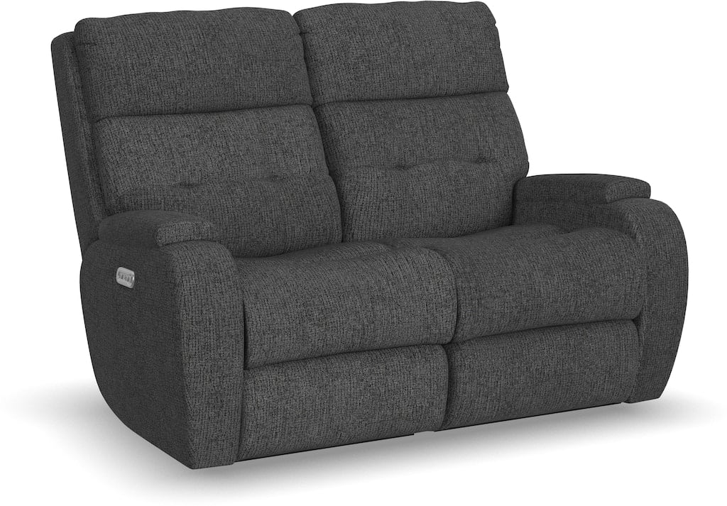 Strait Power Reclining Loveseat with Power Headrests