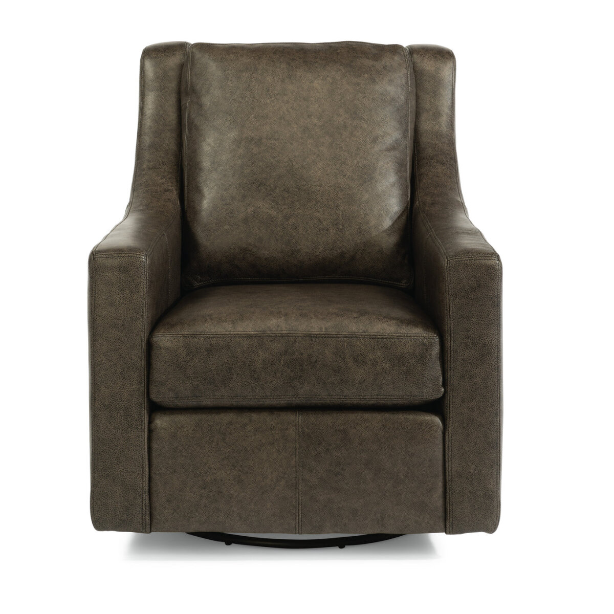 Murph Leather Swivel Chair Chairs Customizable 7
